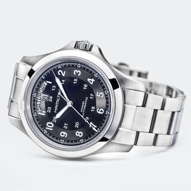 KHAKI FIELD Black / Stainless Steel Black Dial