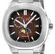 Potente - Moon phase Swiss Automatic, Sellita SW285-1A, Moon Phase, SS Case, Brown Dial, SS Bracelet | Brown Dial
