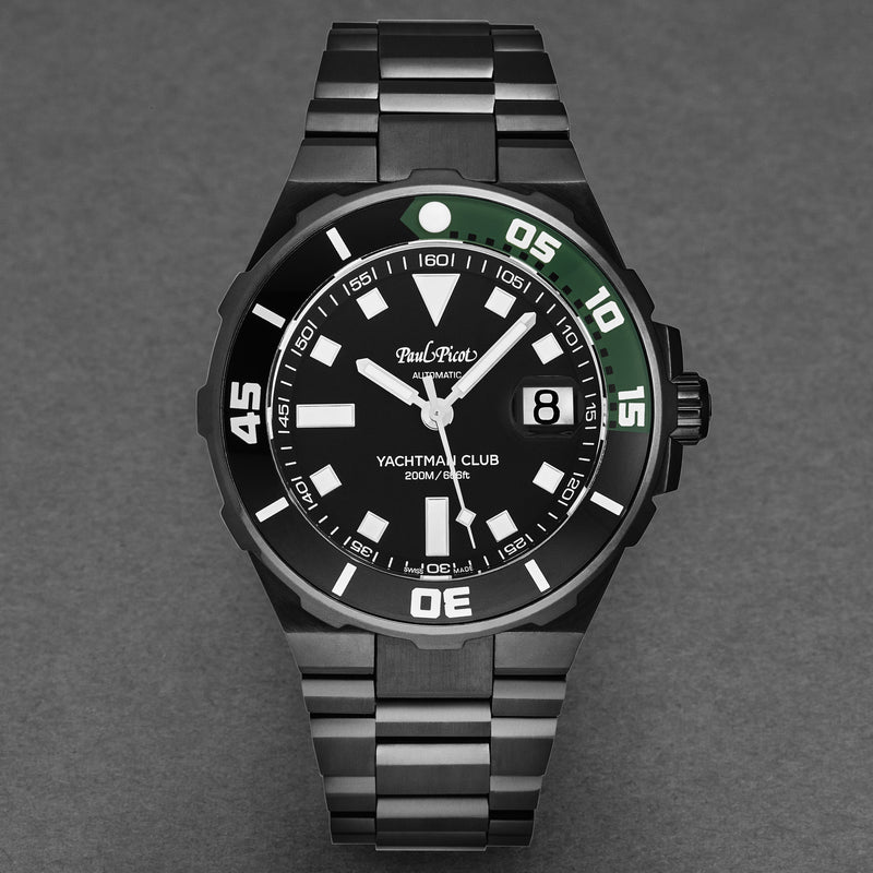 Yachtman Club P1251NNV4000N36 / Black | Black Dial