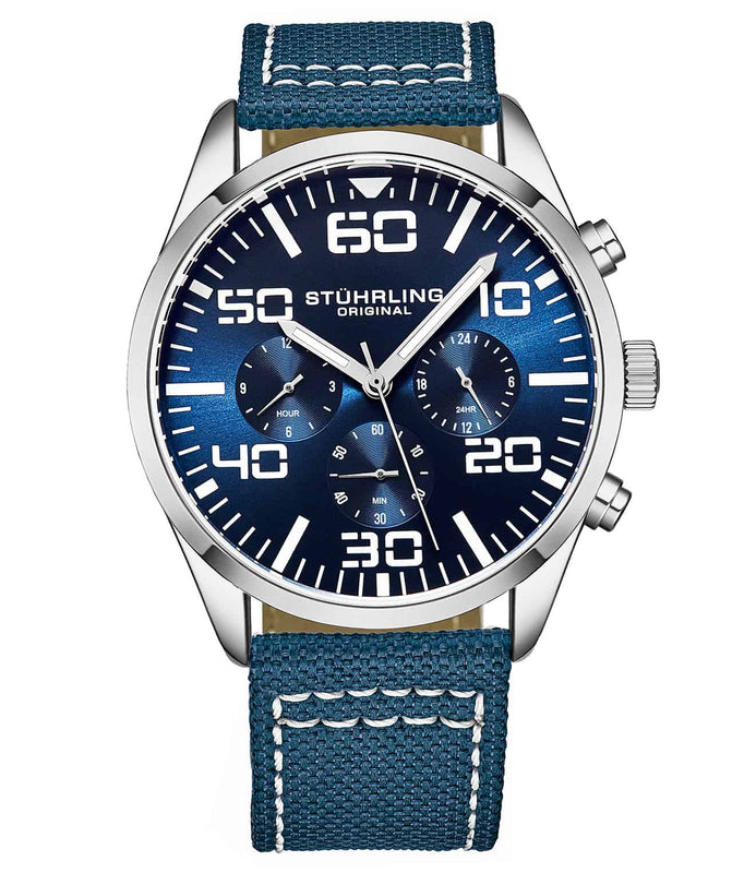 Aviator Blue Dial/ Blue Nylon | Blue Dial