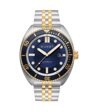 Tortuga Automatic Blue & Gold / Stainless Steel Blue Dial
