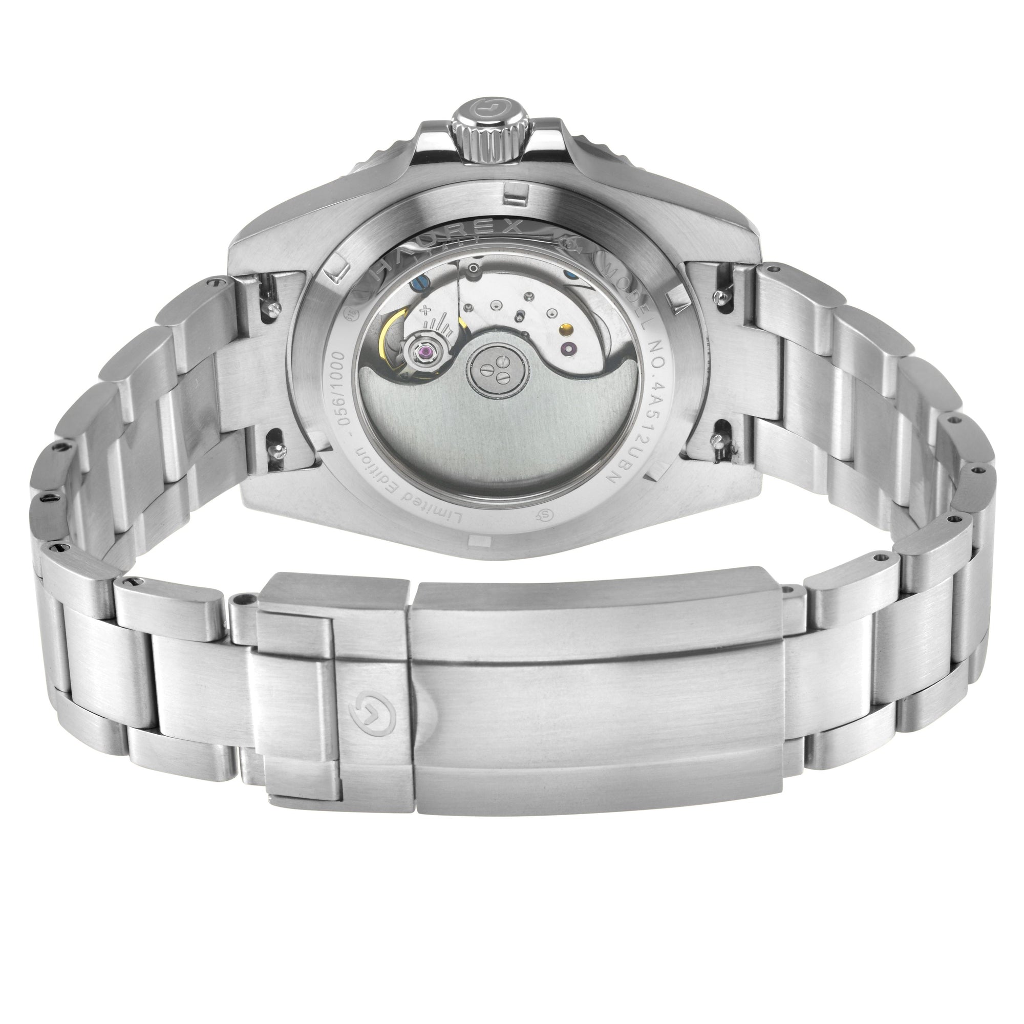Barracuda 316L Case, Black Sunray Dial, Ceramic Bezel, 316L Stainless Steel Bracelet