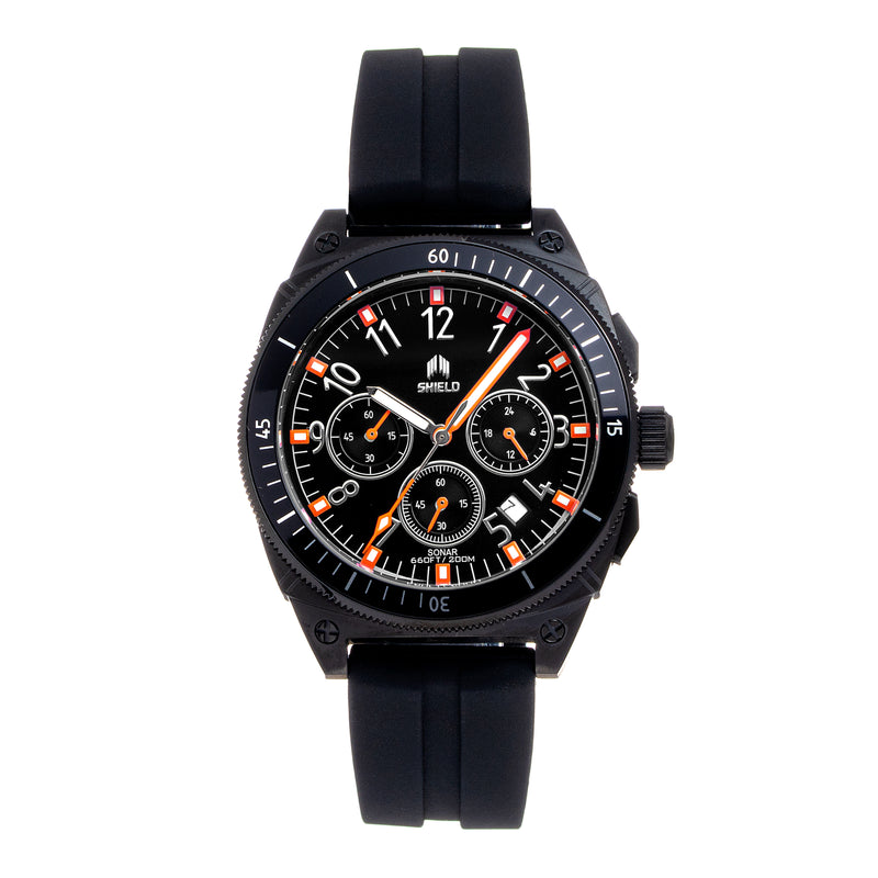 Sonar with Date Black | Black Dial