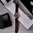 Camogli Automatic Brown / Brown Leather | Brown Dial