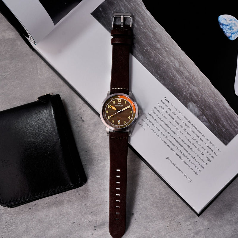 Camogli Automatic Brown / Brown Leather | Brown Dial