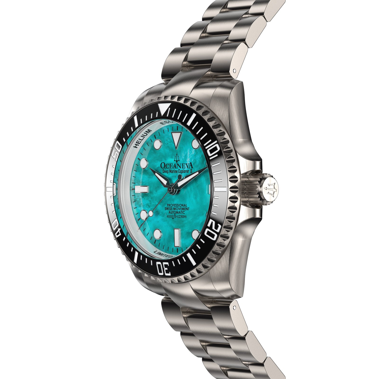 Titanium Deep Marine Explorer II – Aqua Dial – Watch Gang