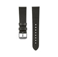 STRAP, 20mm, ITALIAN LEATHER, CROSS HATCH, STEEL BUCKLE, MOSS GREEN, STANDARD ITALIAN LEATHER, CROSS HATCH