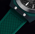 DF Carbon Fiber Automatic Black Dial, Green Case | Black Dial