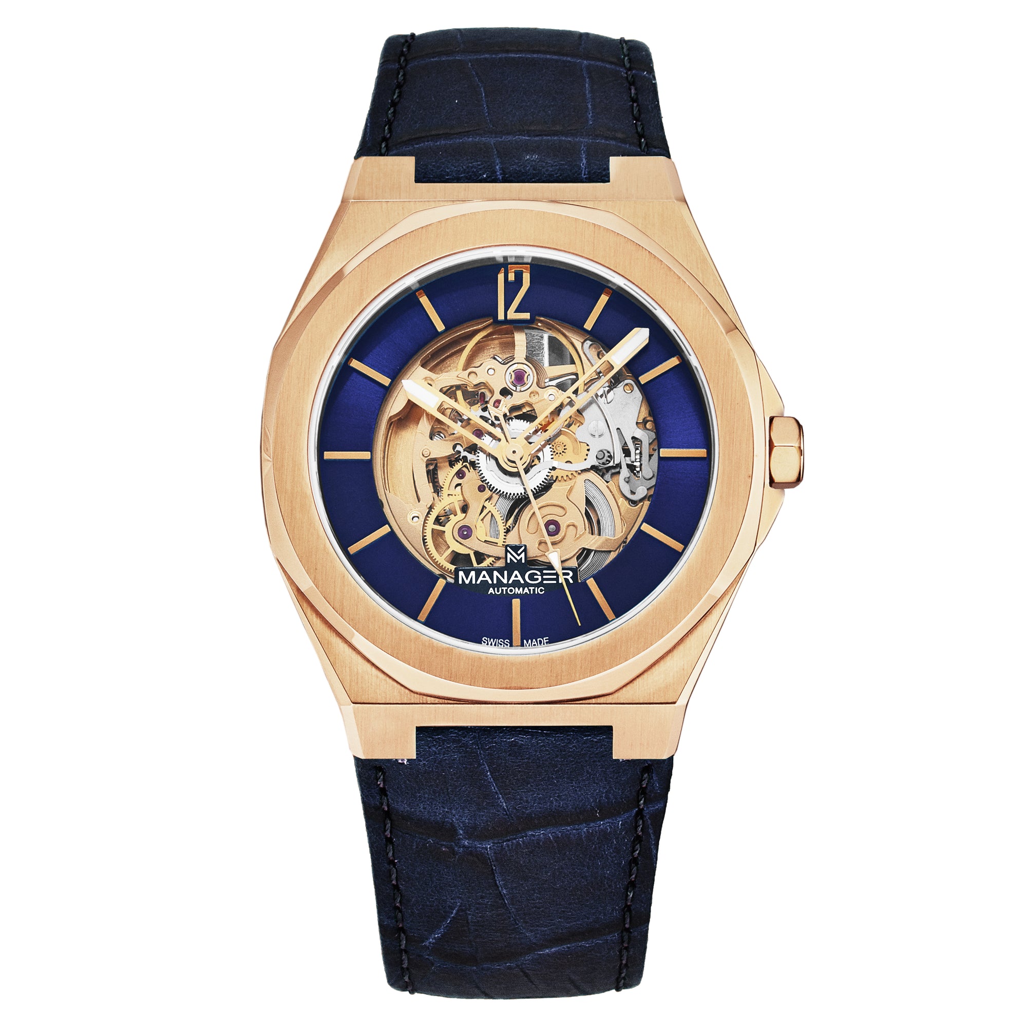 Open mind MAN-RO-08-RL / Blue | Blue Dial