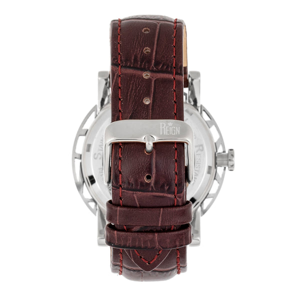 Stavros Silver/Dark Brown | Brown Dial