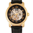 Kahn Skeleton Watch Gold/Black | Black Dial