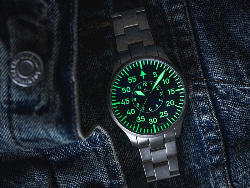 Aachen Blaue Stunde 39mm Automatic / Bracelet | Blue Dial