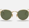 ROUND FLAT LENSES MENS / ARISTA - CRYSTAL GREEN |  Dial