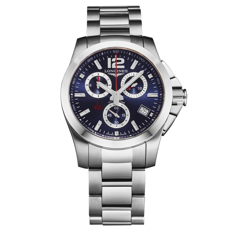 Conquest L37004966 / Blue | Blue Dial