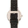 Northrop Wool-Overlaid Leather-Band Watch - Charcoal/Navy | Navy Dial