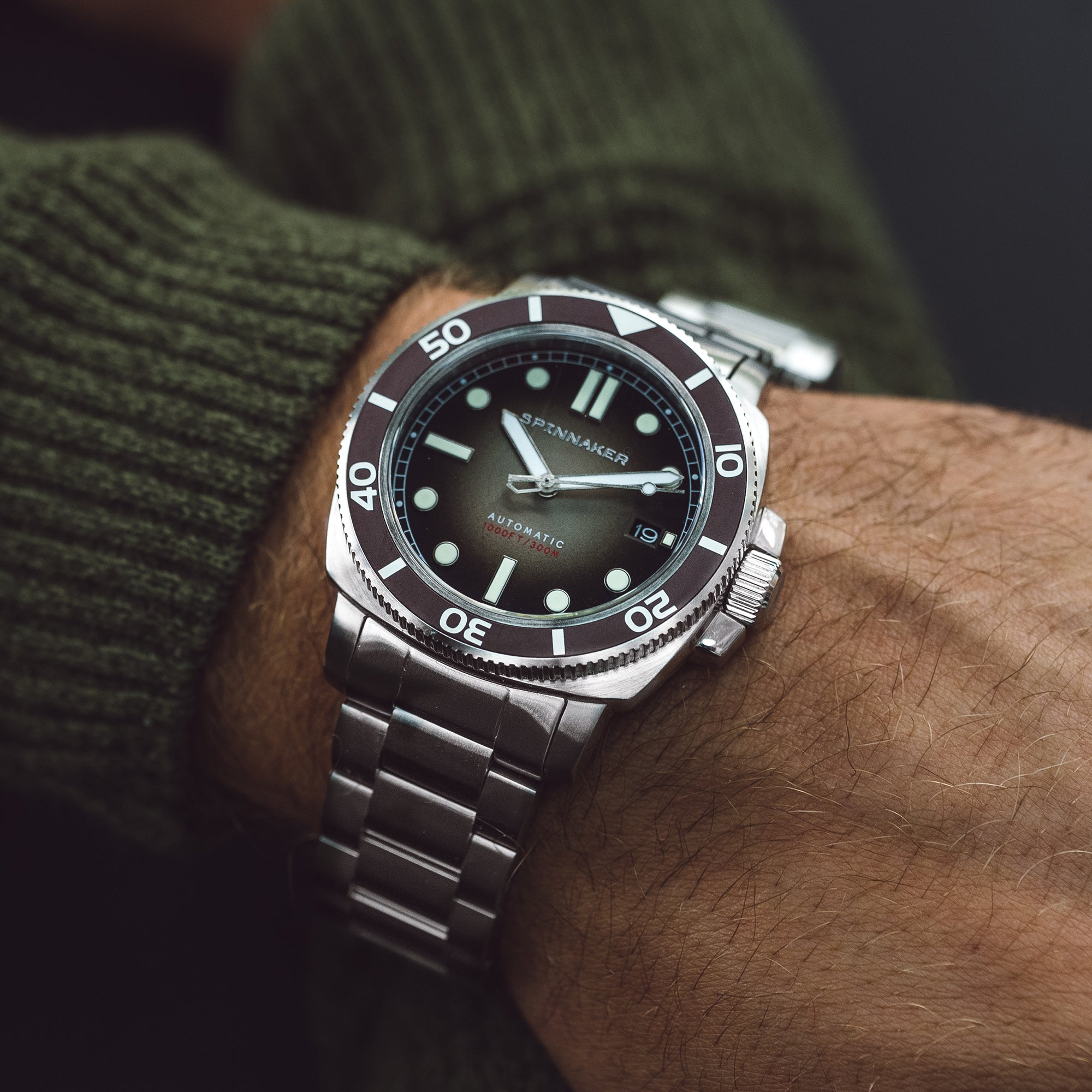 Hull Diver Brown / Stainless Steel | Brown Dial