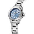 TAG HEUER AQUARACER PROFESSIONAL 30MM, W/R 200M, STEEL CASE & BRACELET, BLUE DIAL Light Blue Dial | Light Blue Dial