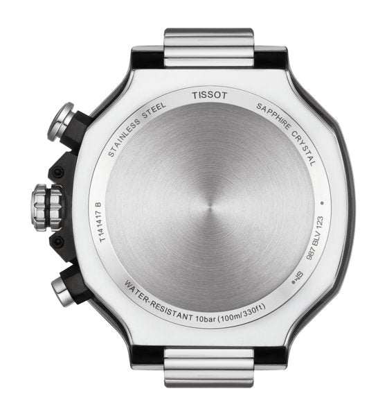 T-Race Chronograph Black / Silicone | White Dial