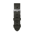 STRAP, 20mm, ITALIAN LEATHER, CROSS HATCH, STEEL BUCKLE, MOSS GREEN, STANDARD ITALIAN LEATHER, CROSS HATCH