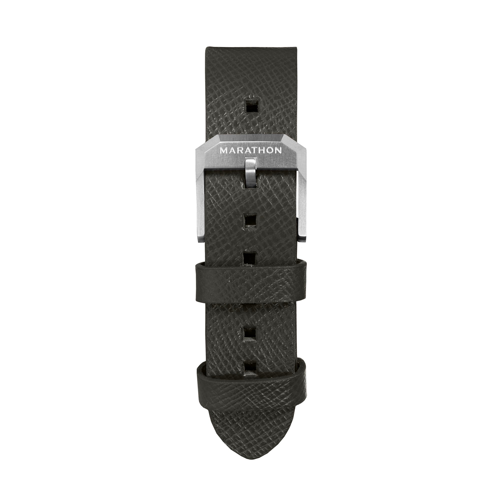 STRAP, 20mm, ITALIAN LEATHER, CROSS HATCH, STEEL BUCKLE, MOSS GREEN, STANDARD ITALIAN LEATHER, CROSS HATCH