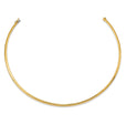 14k 4mm Domed Omega Necklace 1451 |  Dial