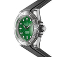 Damascus Swiss Automatic SW200 Deep Marine Explorer II Damascus/Green Dial | Green Dial