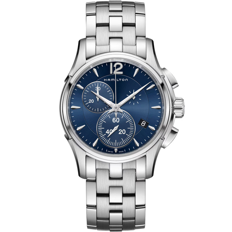 Jazzmaster Silver/SS | Blue Dial