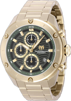 Oceanico 44mm / Olive Green / Gold | Olive Green Dial
