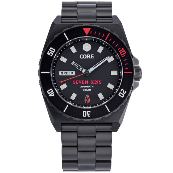SEVEN SINS SEVEN SINS TITANIUM | Black Dial – Watch Gang