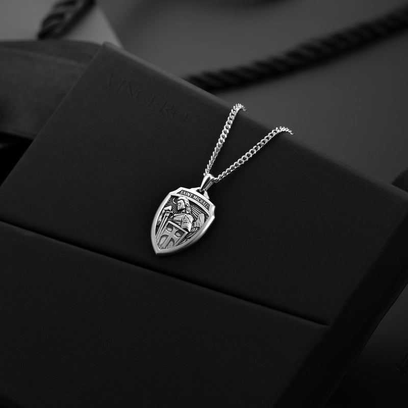 St. Michael Amulet Sterling Silver