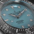 Damascus Swiss Automatic SW200 Deep Marine Explorer II Damascus/Light Blue Dial/White Strap | Light-blue Dial
