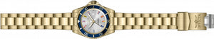 Pro Diver Men Silver-Tone Nautical Flag Dial / Gold-Tone Stainless Steel Bracelet Silver-tone Dial