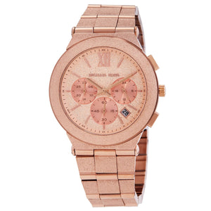 Billie Rose Gold Dial Rose Gold Stainless Steel Bracelet Chronograph 40mm Rose Gold Dial