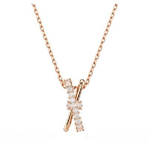 Hyperbola White / Rose Gold-Tone Plated