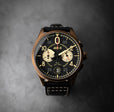 Lock Chronograph Black / Leather | Black Dial
