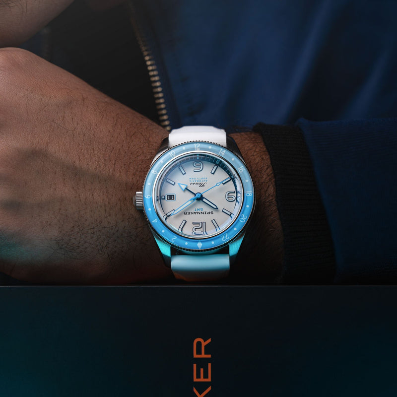 Spinnaker Fleuss GMT Automatic White / Stainless Steel | White Dial