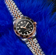 Aquadiver GMT Two Tone / Silver + Rose Gold | Black Dial