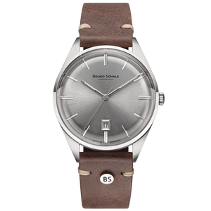 Merano Gray Dial / Brown Leather Strap Gray Dial