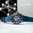 Cross Baskerville Quartz Blue / Blue Leather | Blue Dial