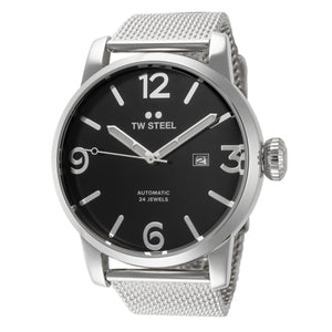 Maverick 48mm / Black / Silver | Black Dial