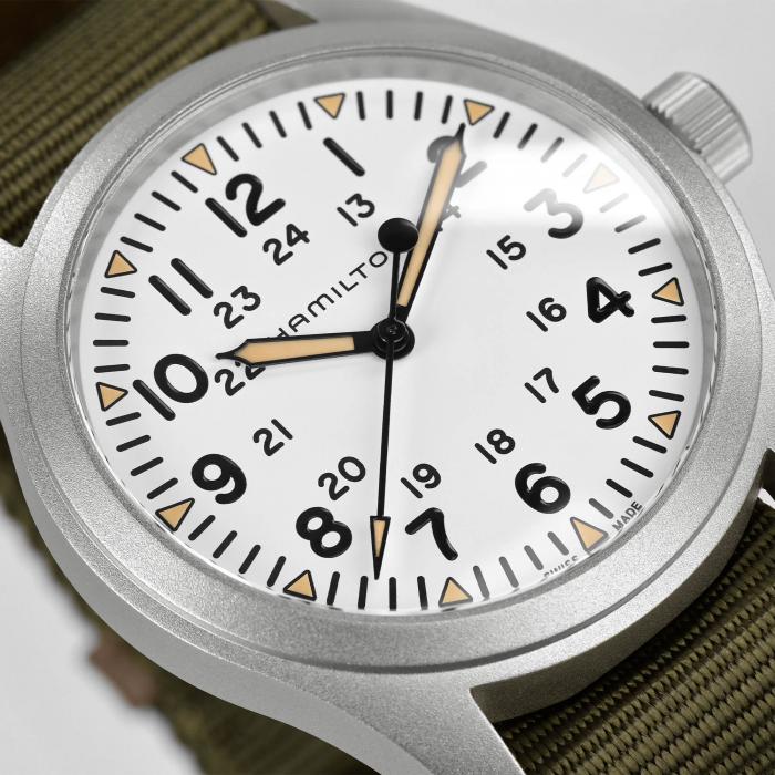 KHAKI FIELD White / White Dial