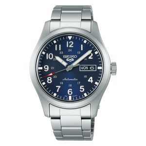 5 Sports Field Series Blue Dial Stainless Steel Bracelet 39.4mm Blue Dial