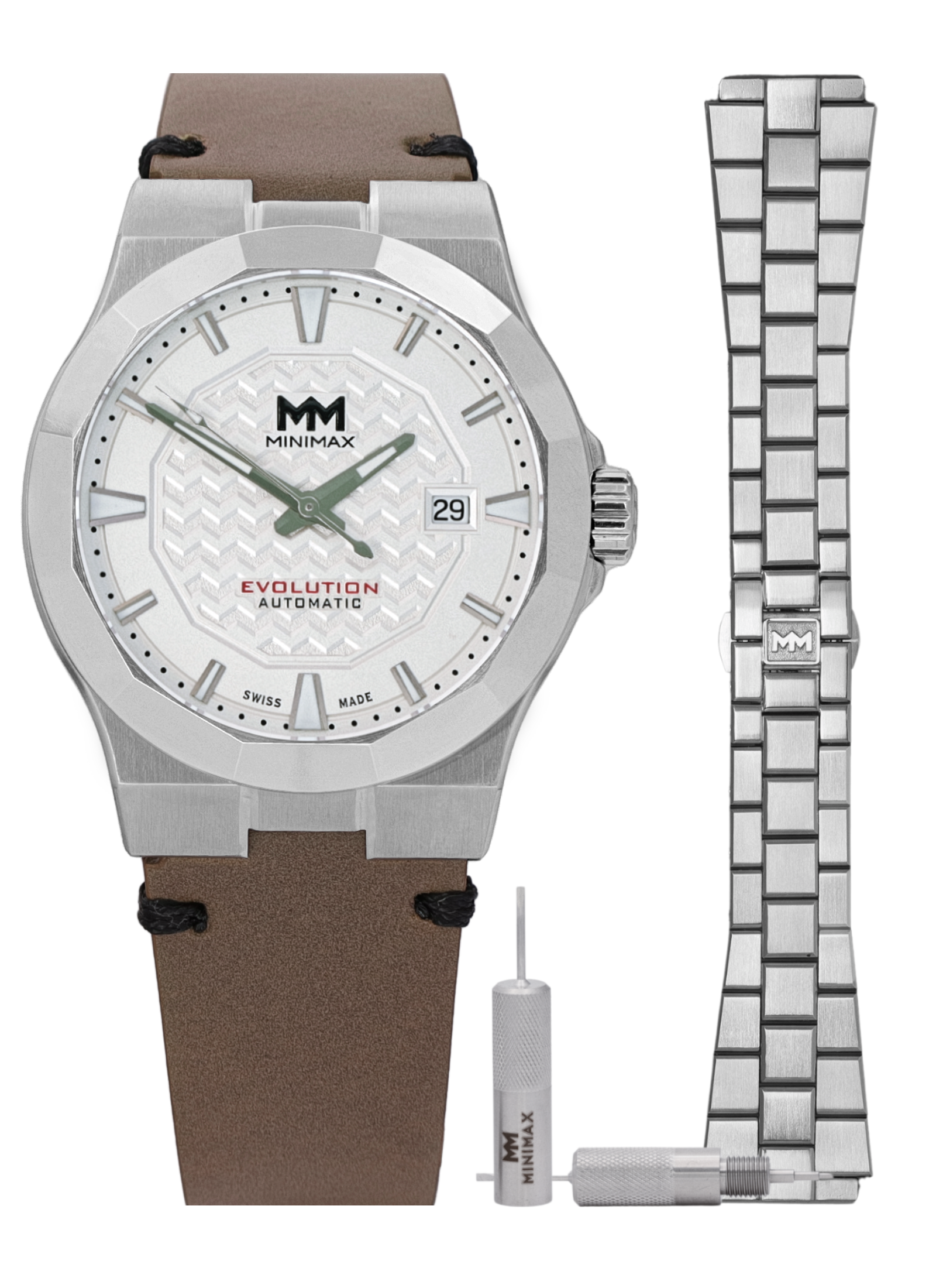 Evolution White Dial
