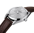 Gentleman Brown / Leather | Silver Dial