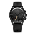 Nautical Heritage Full Black / Black Rubber Tropic | Black Dial
