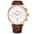 Monaco Chronograph Rose/Brown | White Dial