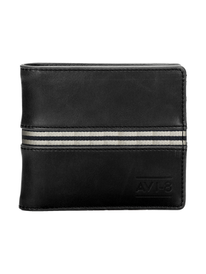 AVI-8 STRAP BILLFOLD WALLET Black