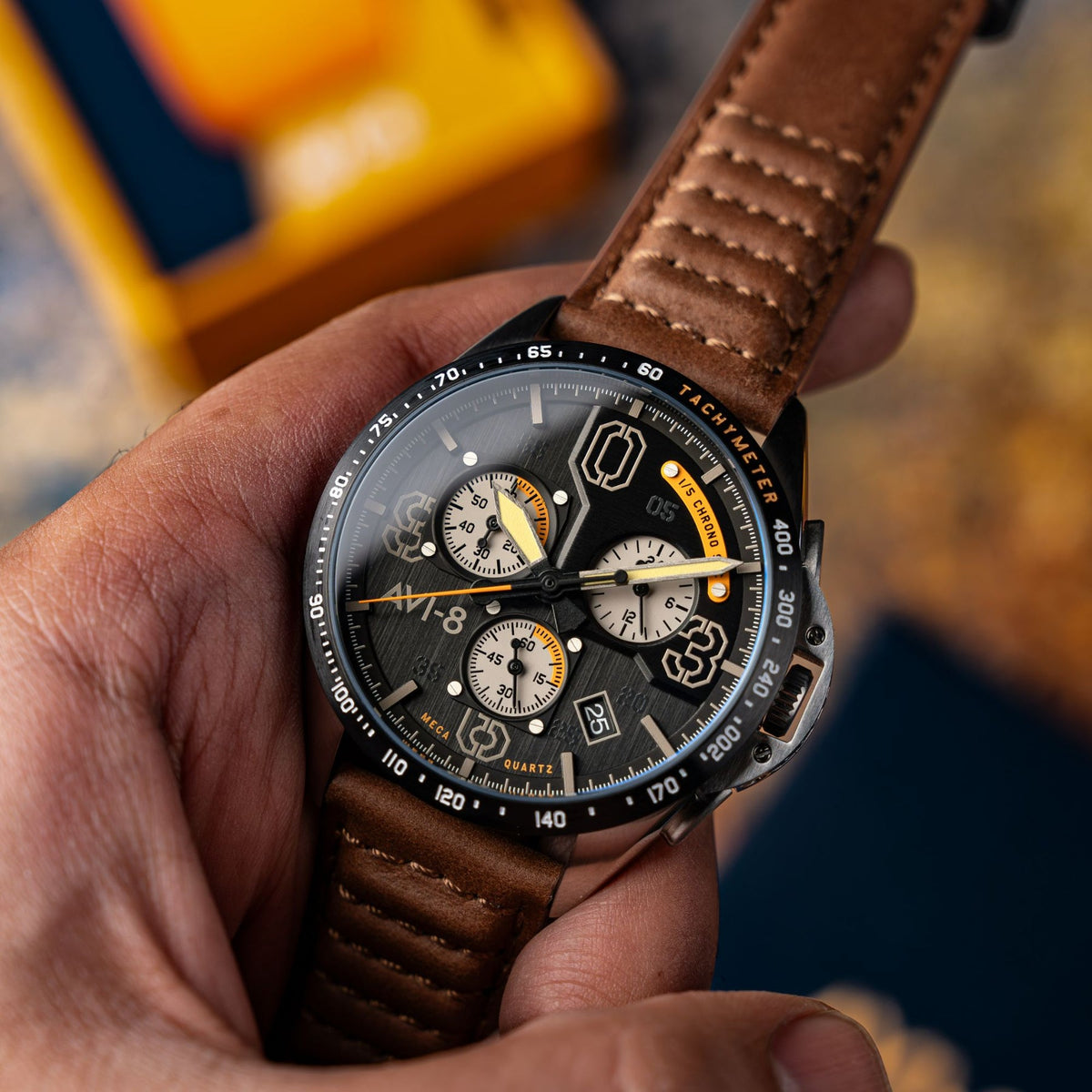 Blakeslee Chronograph Imperial War Museums Edition Black / Leather | Black Dial