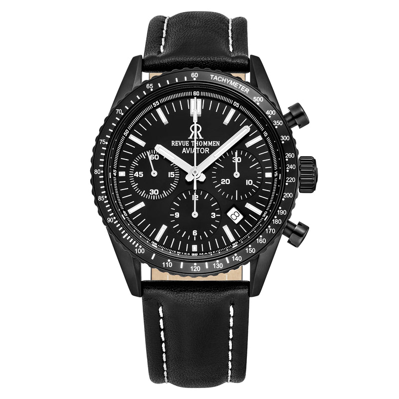 Aviator 17000.6577 / Black | Black Dial