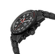 Ascari - Chronograph Swiss made Automatic Chrono Sellita SW500 forged carbon bezel  Black, IPBK Stainless steel | Black Dial